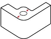 Versterkingen (bosses) rond gaten